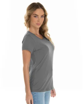 Kit 5 Baby Look PV / Malha Fria Chumbo Escuro