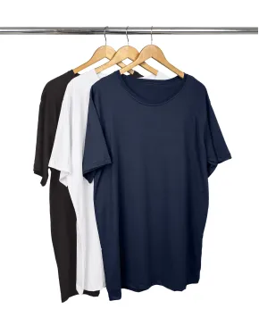 Kit 3 Camisetas Masculinas Plus Size de Algodão 7