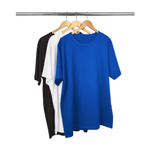 Kit 3 Camisetas Masculinas Plus Size de Algodão 11