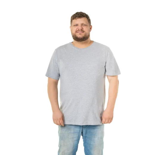 Kit 3 Camisetas Masculinas Plus Size de Algodão 8