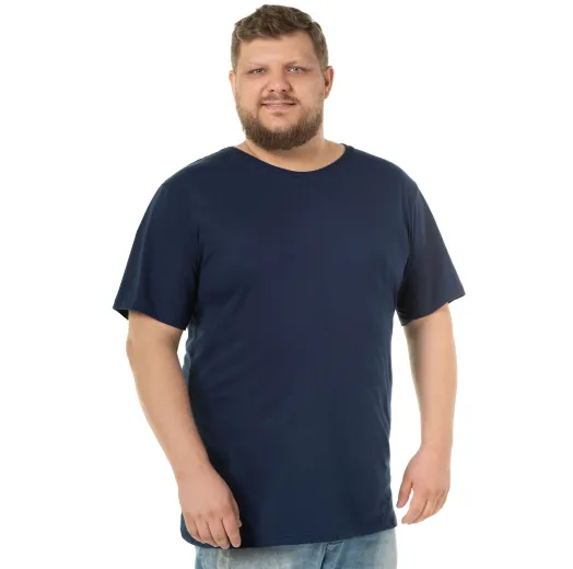 Kit 3 Camisetas Masculinas Plus Size de Algodão 7