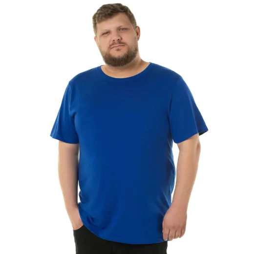 Kit 3 Camisetas Masculinas Plus Size de Algodão 11