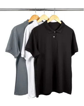 Kit 3 Camisas Polo Piquet Plus Size Feminina 6