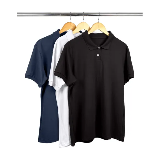 Kit 3 Camisas Polo Piquet Plus Size Feminina 7