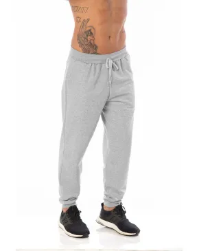 Calça Masculina de Moletom Cinza Mescla