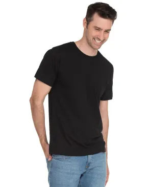 Camiseta de Algodão Premium Preta