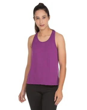 Kit 5 Regatas Feminina Dry Fit Roxo Proteção UV 30+