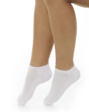 Kit 3 Meias Cano Curto Femininas Brancas