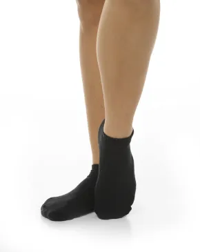 Kit 3 Meias Cano Curto Femininas Pretas