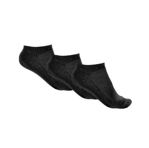 Kit 3 Meias Cano Curto Masculinas Pretas