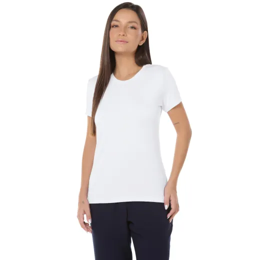 Camiseta Tech Modal Feminina Branca