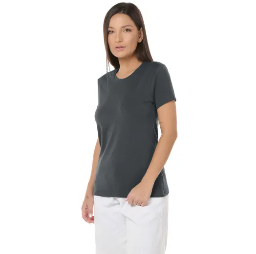 Camiseta Tech Modal Feminina Grafite