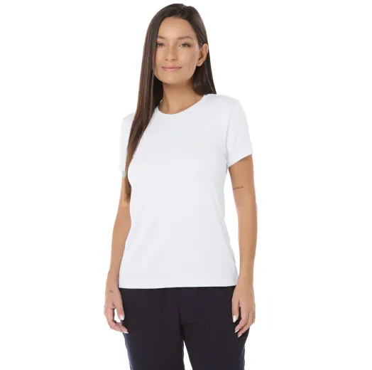 Camiseta Tech Modal Feminina Branca