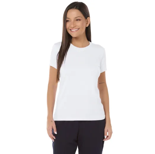 Camiseta Tech Modal Feminina Branca