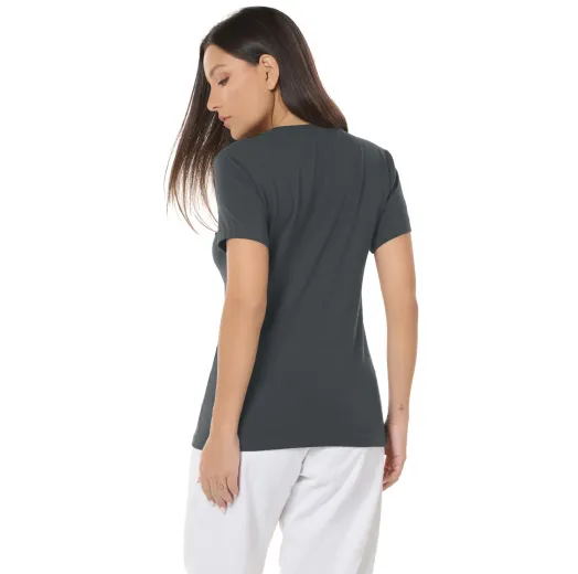 Camiseta Tech Modal Feminina Grafite