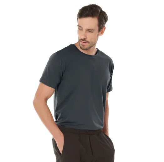 Camiseta Tech Modal Masculina Grafite