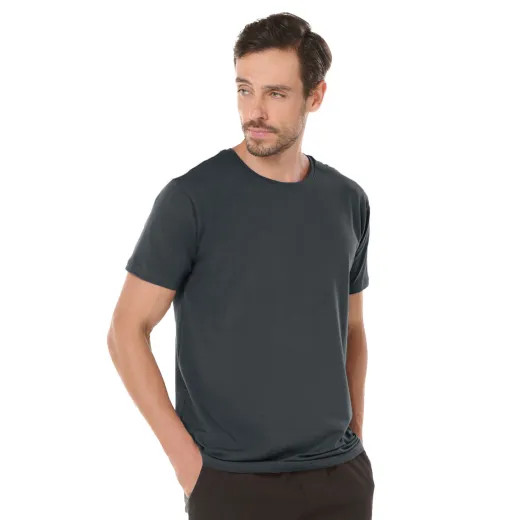 Camiseta Tech Modal Masculina Grafite