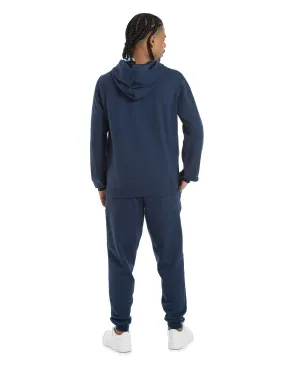 Conjunto Moletom Masculino com Capuz Azul Marinho 04