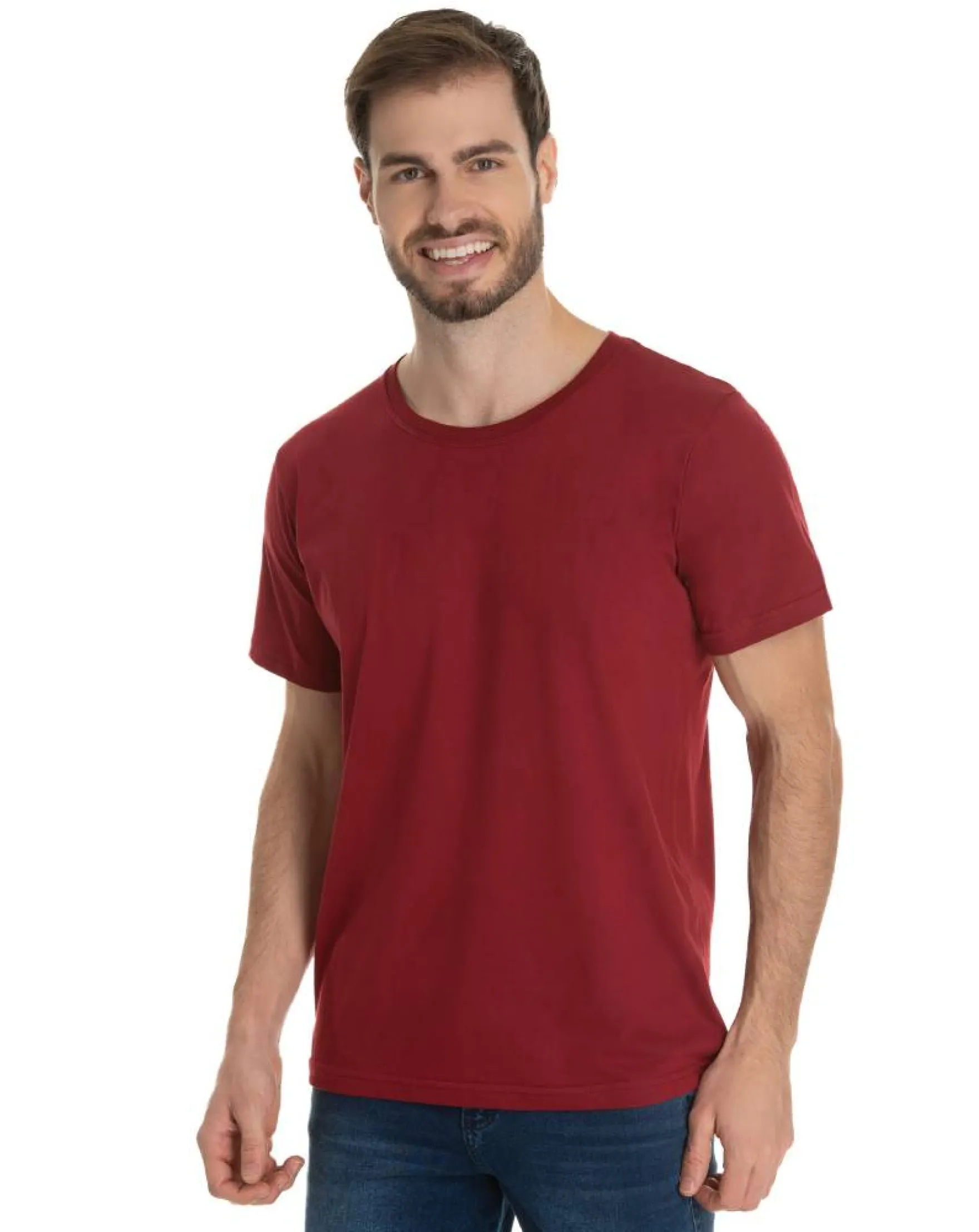 Kit 5 Camisetas Masculinas de Algodão Premium 22