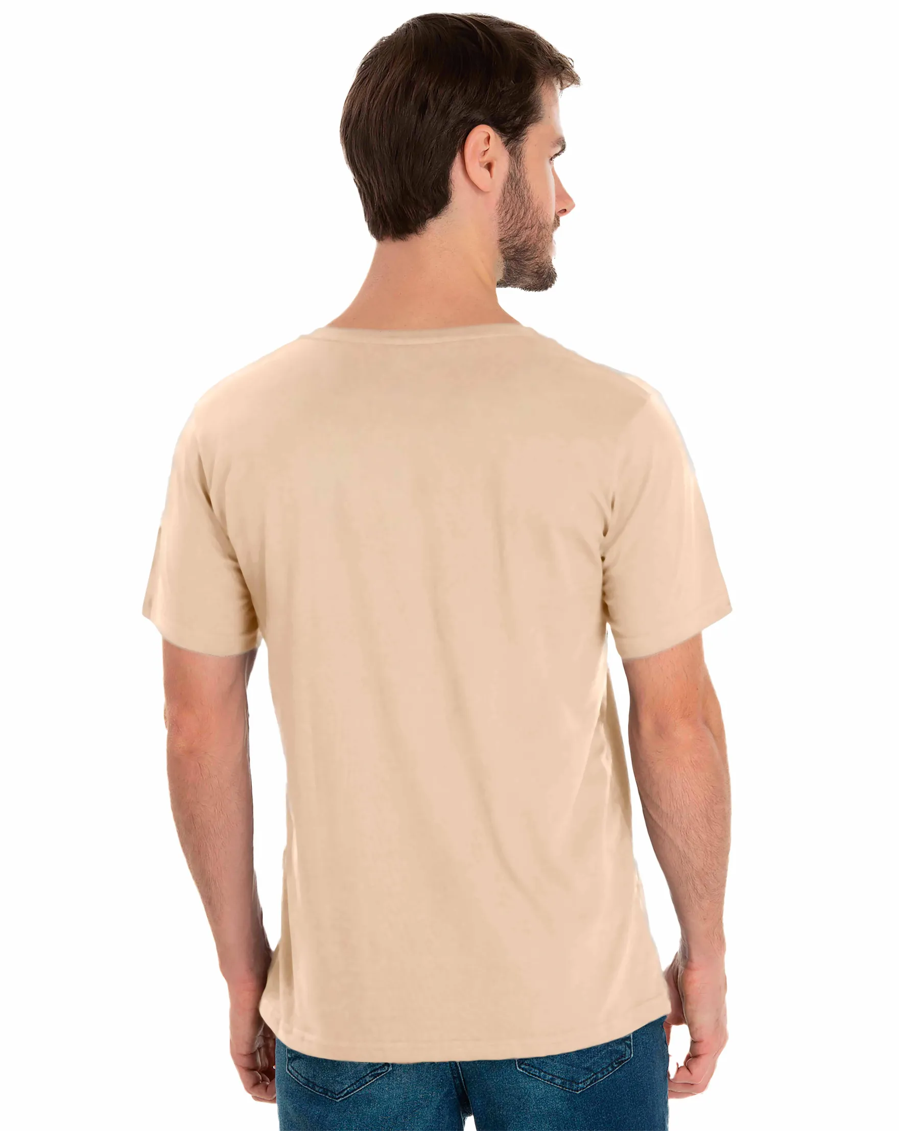 Camiseta de Algodão Premium Areia