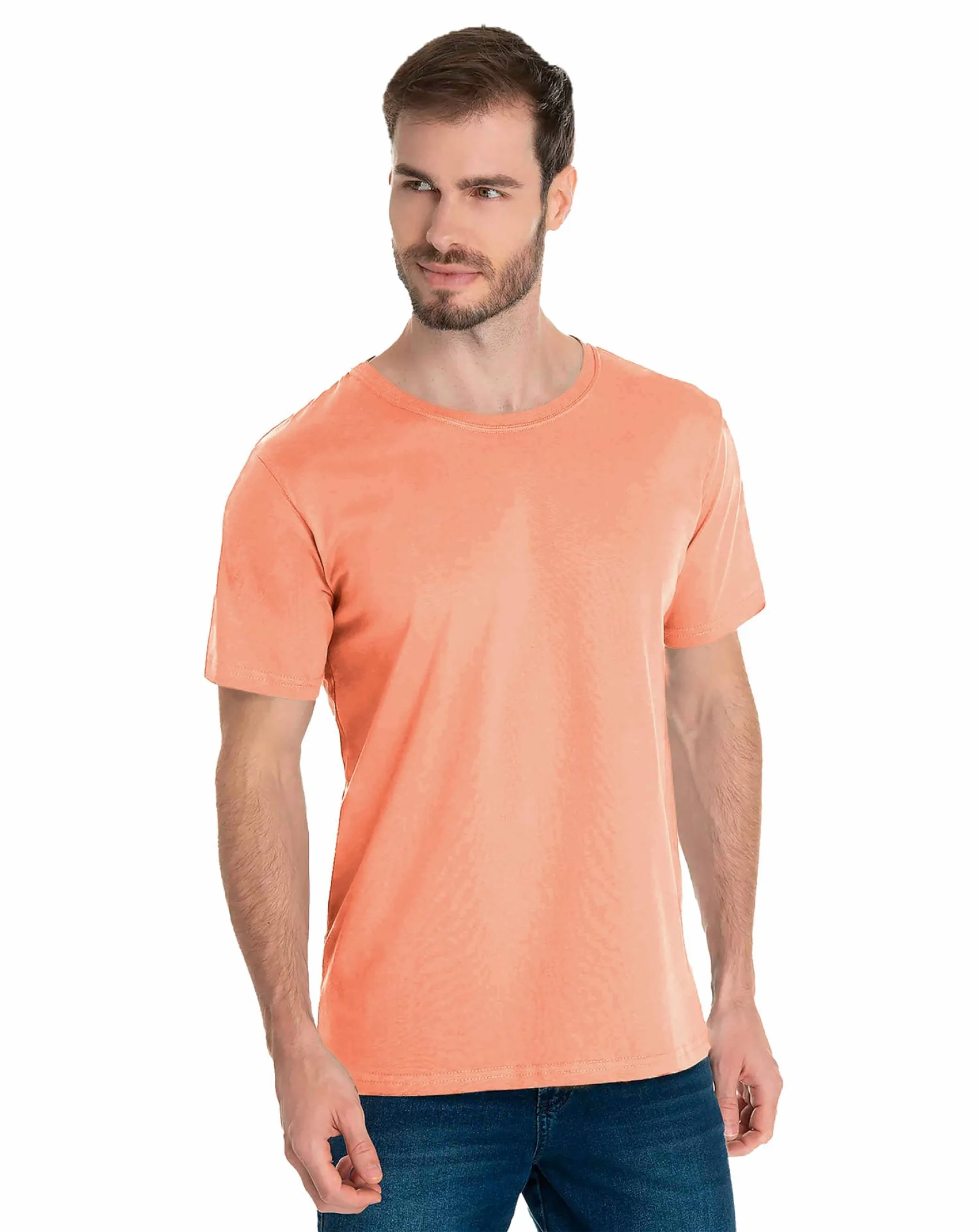 Camiseta de Algodão Premium Coral