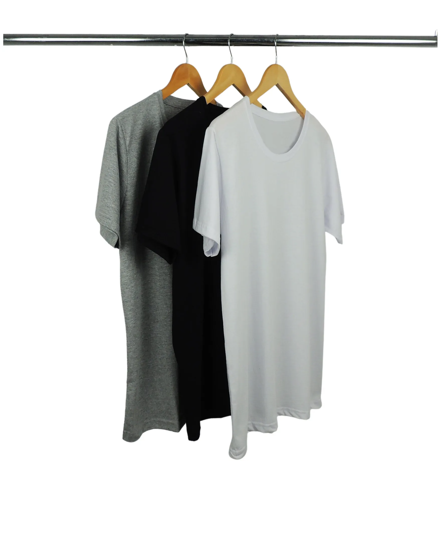 Kit 3 Camisetas Masculinas de Algodão Premium 1