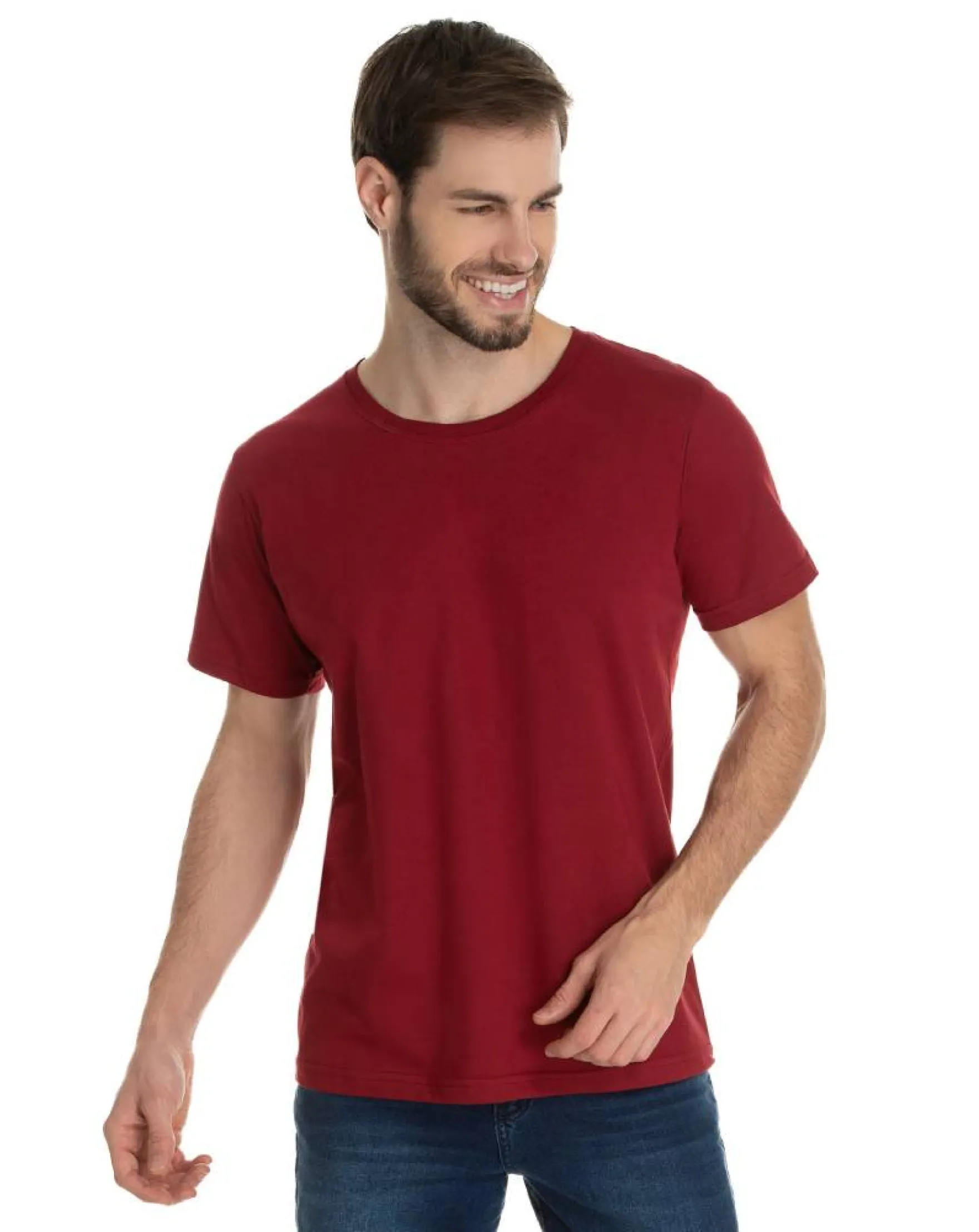 Kit 5 Camisetas Masculinas de Algodão Premium 17