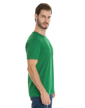 Camiseta de Algodão Premium Verde Bandeira