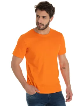 Camiseta de Algodão Premium Laranja