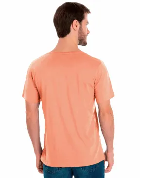Camiseta de Algodão Premium Coral
