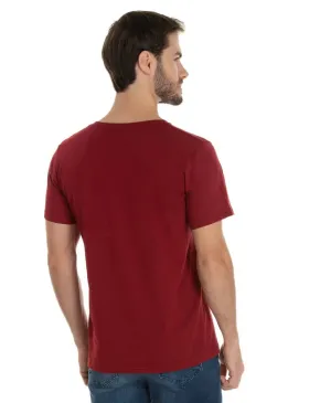 Camiseta de Algodão Premium Bordô