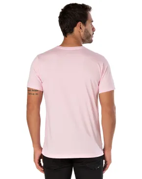 KIT 5 Camisetas de Poliéster/Sublimática Rosa Claro