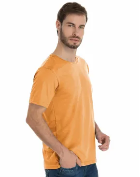 Camiseta de Algodão Premium Mostarda