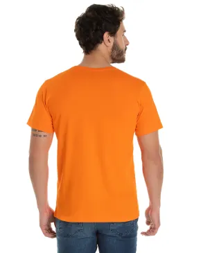 Camiseta de Algodão Premium Laranja