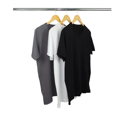 Kit 3 Camisetas Masculinas de Algodão Premium 5
