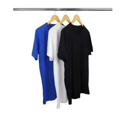 Kit 3 Camisetas Masculinas de Algodão Premium 4