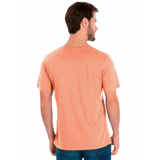 Camiseta de Algodão Premium Coral