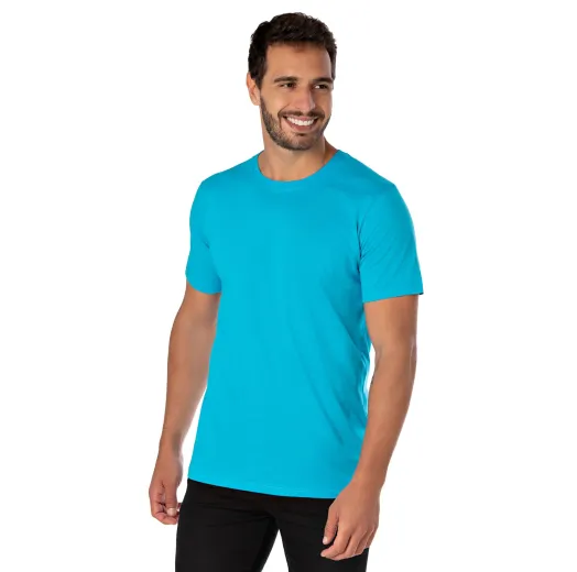 KIT 5 Camisetas de Algodão Premium Turquesa