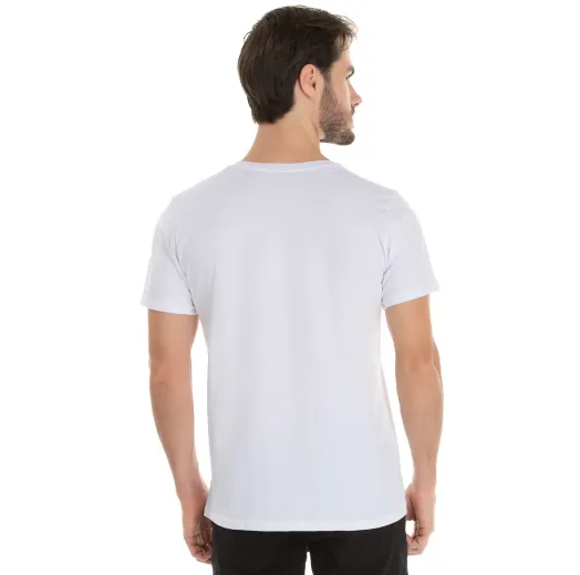 Camiseta de Algodão Premium Branca