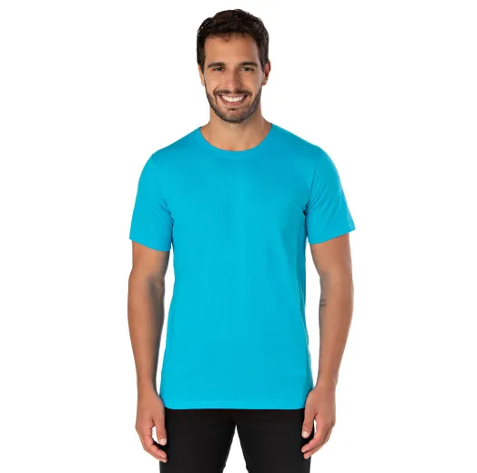 KIT 5 Camisetas de Algodão Premium Turquesa