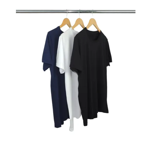 Kit 3 Camisetas Masculinas de Algodão Premium 2