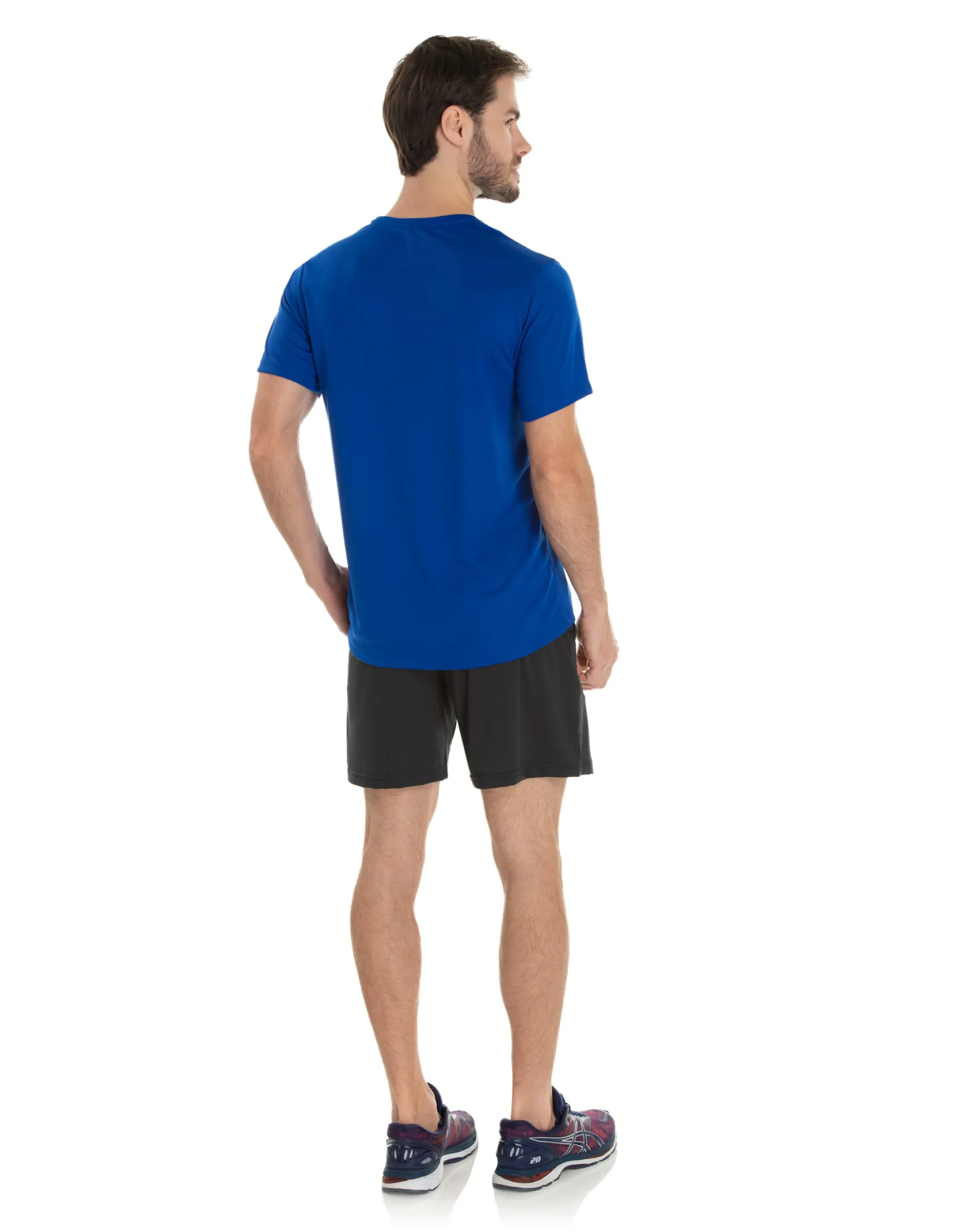 Camiseta Dry Fit Azul Royal Proteção UV 30+