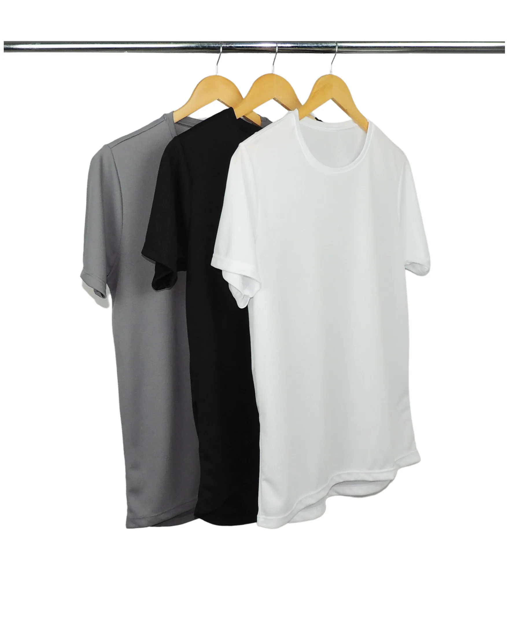 Kit 3 Camisetas Masculinas Dry Fit Proteção UV 30+ 3