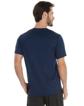 Camiseta Dry Fit Azul Marinho Proteção UV 30+