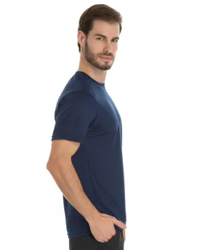 Camiseta Dry Fit Azul Marinho Proteção UV 30+