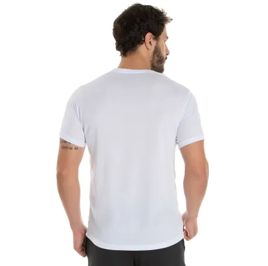 Kit 3 Camisetas Masculinas Dry Fit Branca Proteção UV 30+