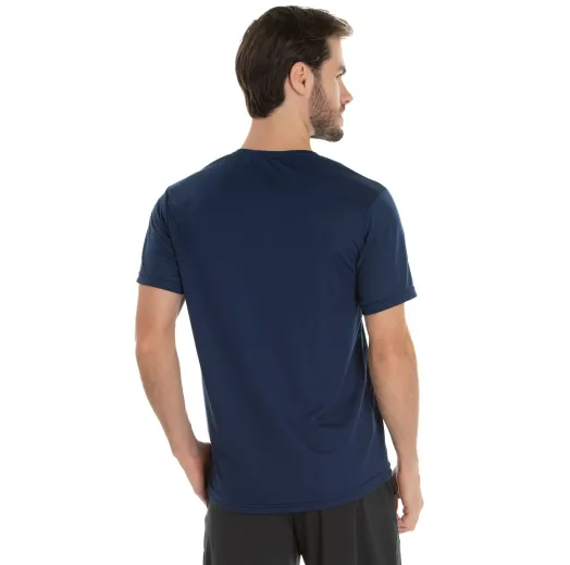 Camiseta Dry Fit Azul Marinho Proteção UV 30+