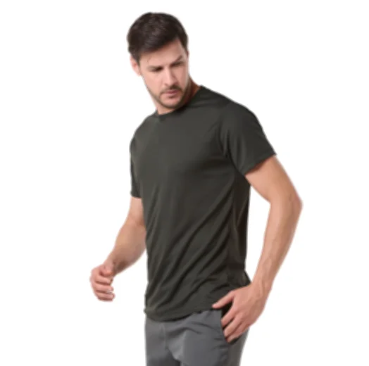 Camiseta Dry Fit Verde Militar Proteção UV 30+