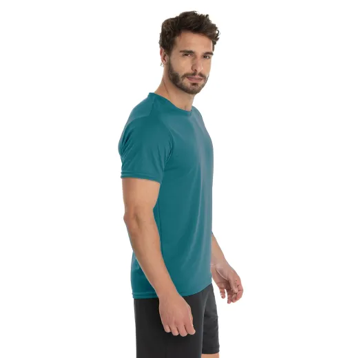 KIT 5 Camisetas Dry fit Verde Imperial Proteção UV 30+