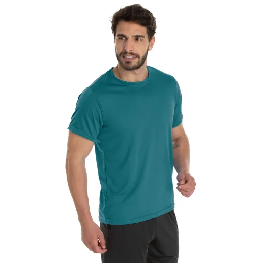 KIT 5 Camisetas Dry fit Verde Imperial Proteção UV 30+